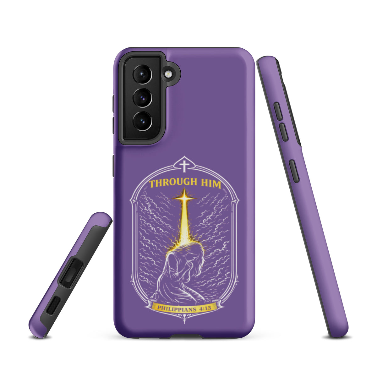 Through Him Women's Tough Samsung Case - Samsung Galaxy S21 - Front View