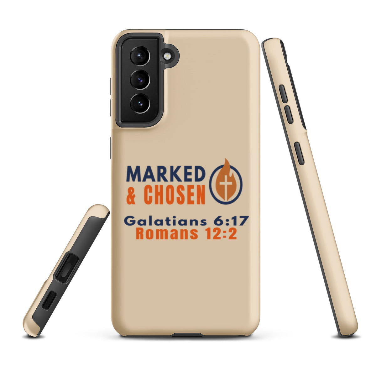 Marked & Chosen Samsung Galaxy Tough Case - Samsung Galaxy S21 Plus - Front View
