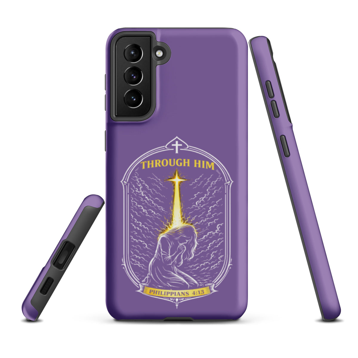 Through Him Women's Tough Samsung Case - Samsung Galaxy S21 Plus - Front View