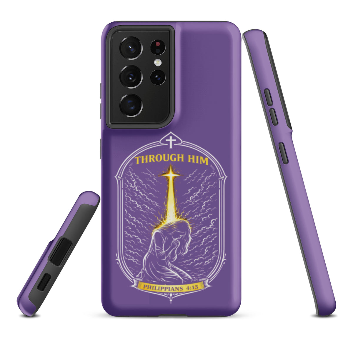 Through Him Women's Tough Samsung Case - Samsung Galaxy S21 Ultra - Front View