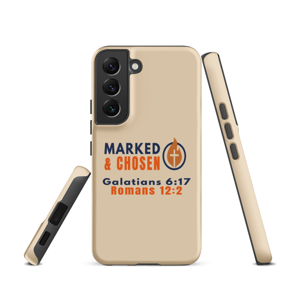 Marked & Chosen Samsung Galaxy Tough Case - Samsung Galaxy S22 - Front View