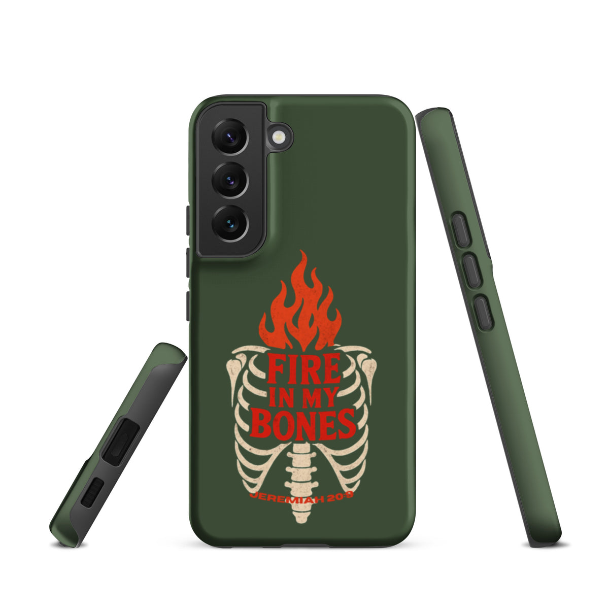 Fire in My Bones Tough Samsung Case - Samsung Galaxy S22 - Front View