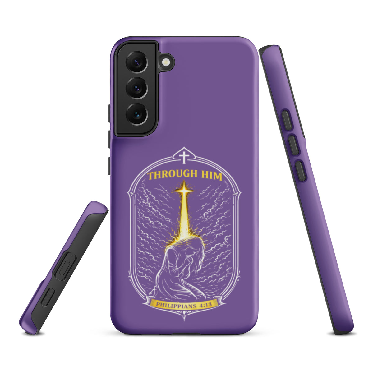 Through Him Women's Tough Samsung Case - Samsung Galaxy S22 Plus - Front View