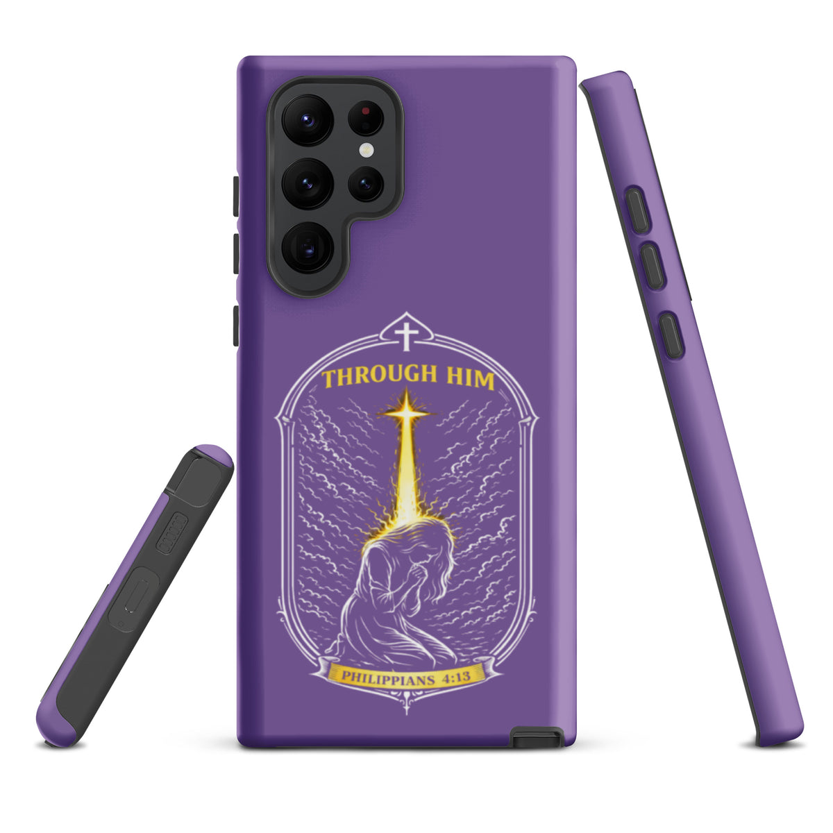Through Him Women's Tough Samsung Case - Samsung Galaxy S22 Ultra - Front View