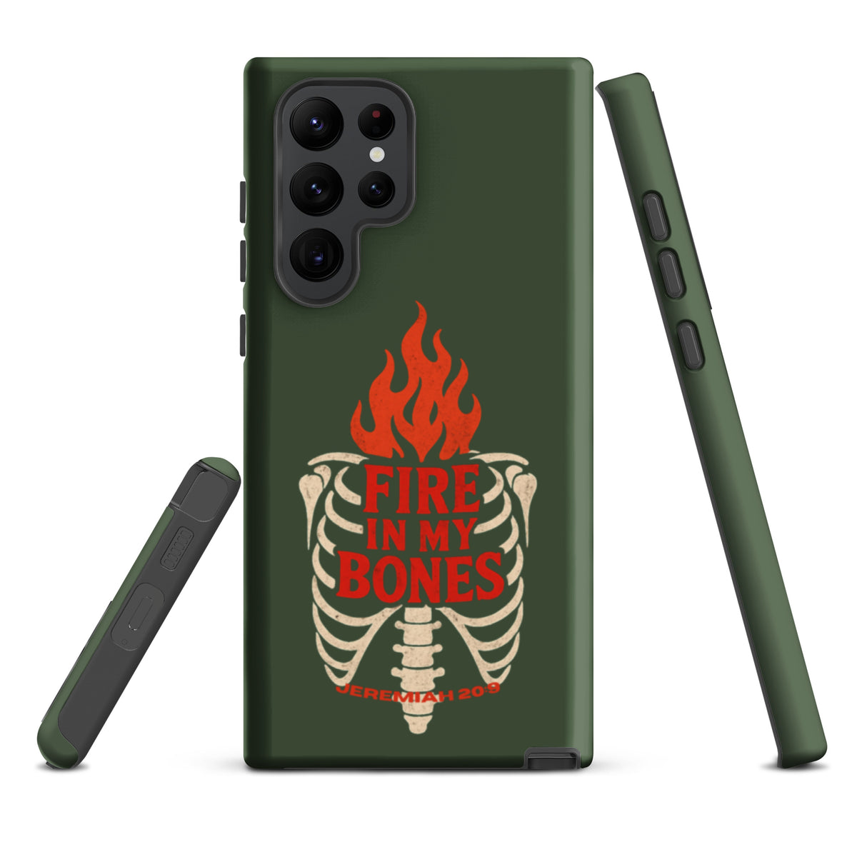 Fire in My Bones Tough Samsung Case - Samsung Galaxy S22 Ultra - Front View