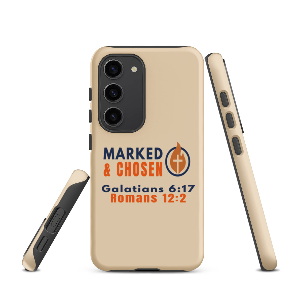 Marked & Chosen Samsung Galaxy Tough Case - Samsung Galaxy S23 - Front View