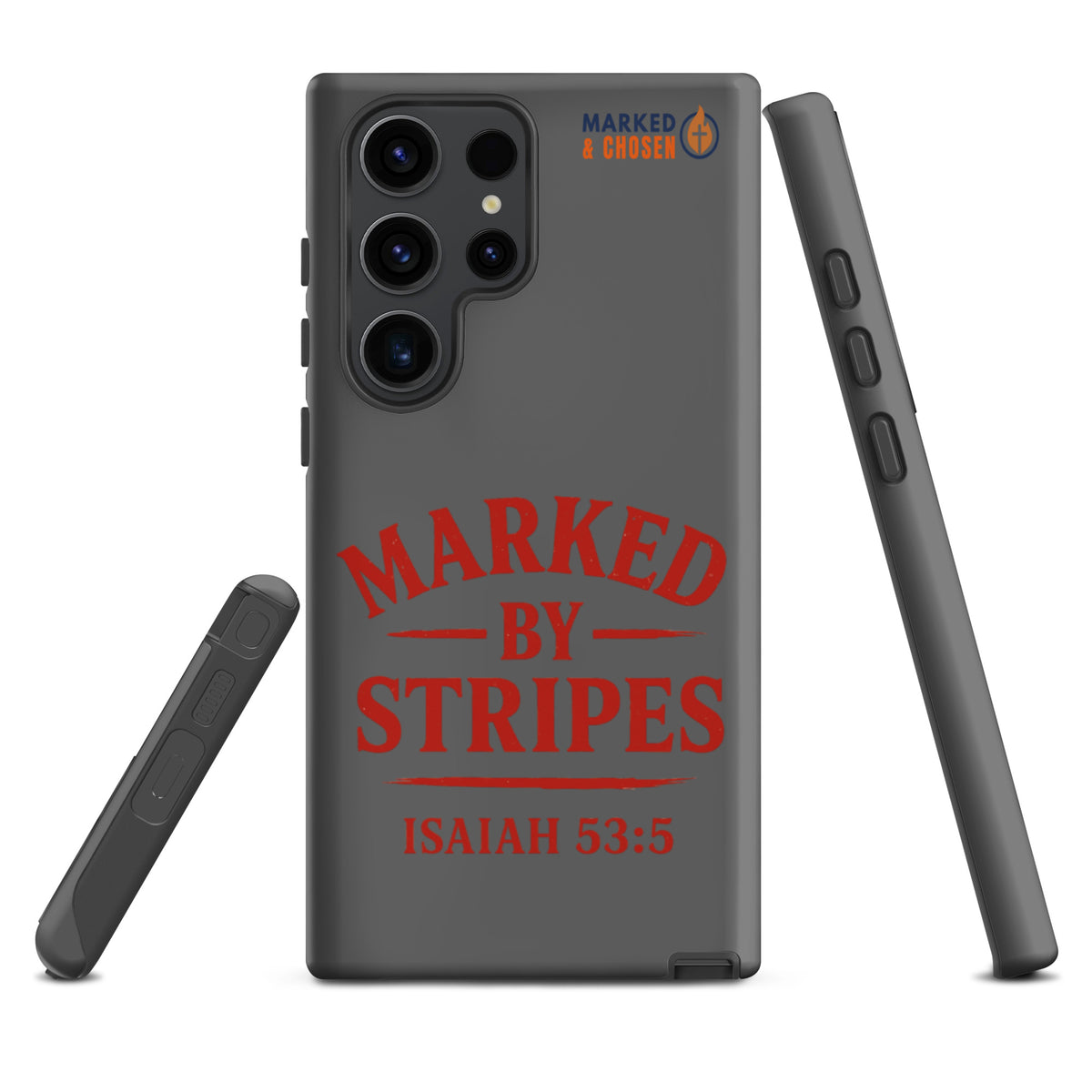 Marked by Stripes Samsung Galaxy Tough Case - Samsung Galaxy S23 Ultra - Front View