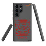 By His Stripes Samsung Galaxy Tough Case - Samsung Galaxy S23 Ultra - Front View