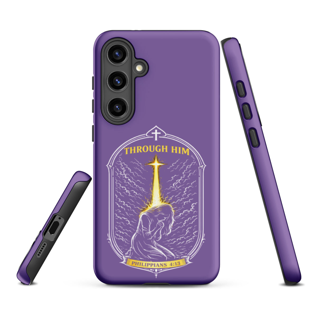 Through Him Women's Tough Samsung Case - Samsung Galaxy S24 Plus - Front View