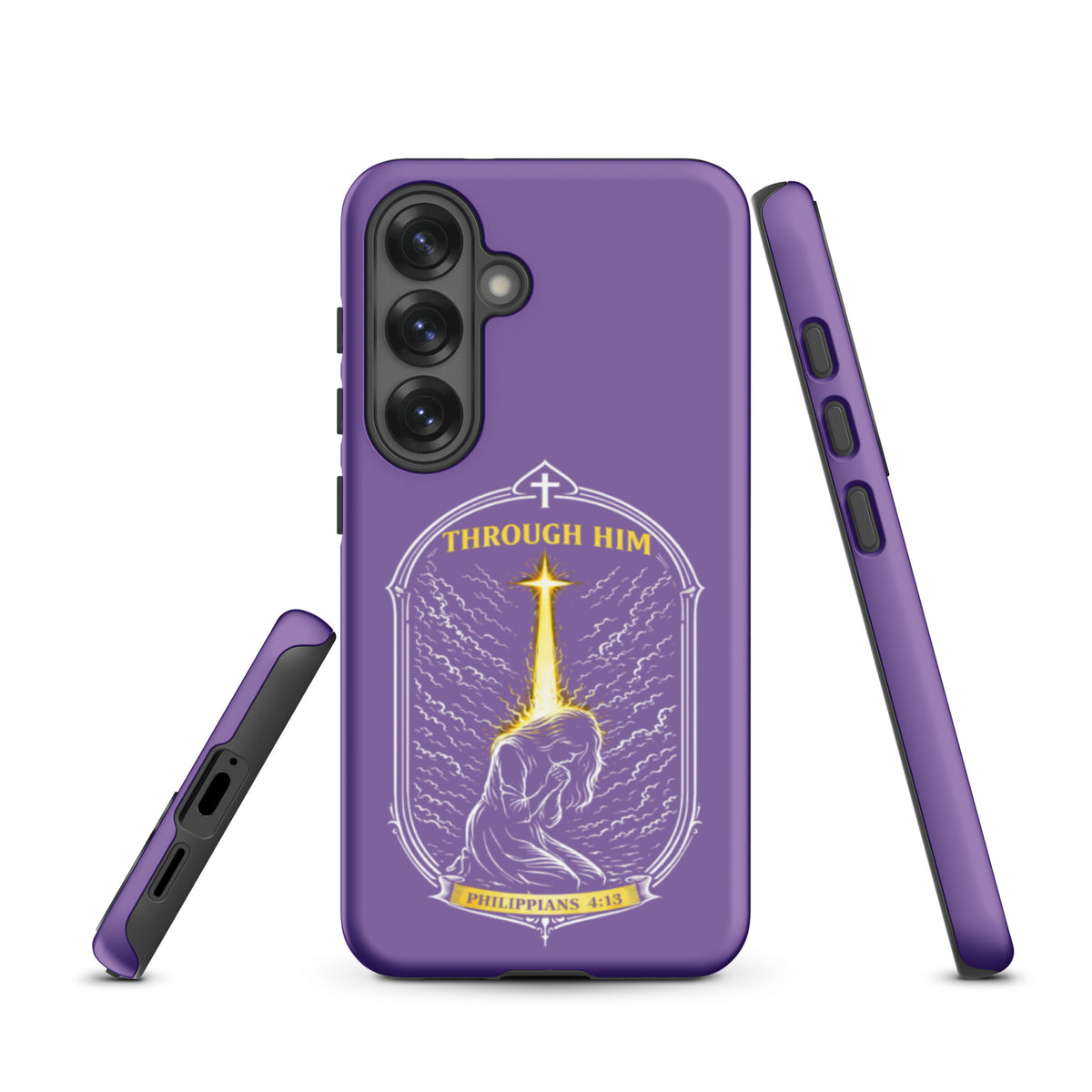 Through Him Women's Tough Samsung Case - Samsung Galaxy S25 - Front View