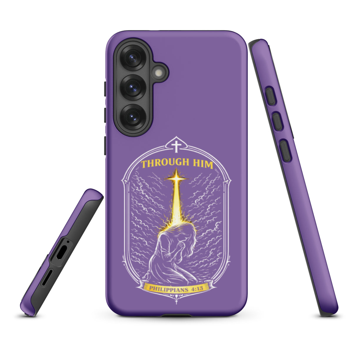 Through Him Women's Tough Samsung Case - Samsung Galaxy S25 Plus - Front View