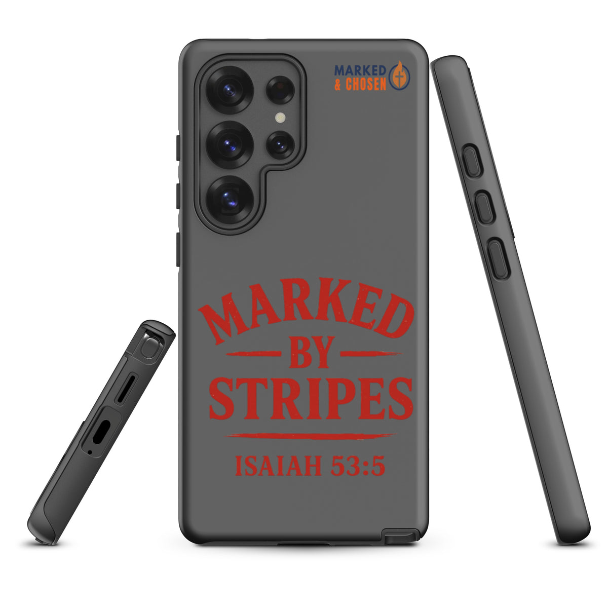 Marked by Stripes Samsung Galaxy Tough Case - Samsung Galaxy S25 Ultra - Front View
