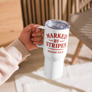Marked by Stripes Travel Mug - 25 oz - Right Side View