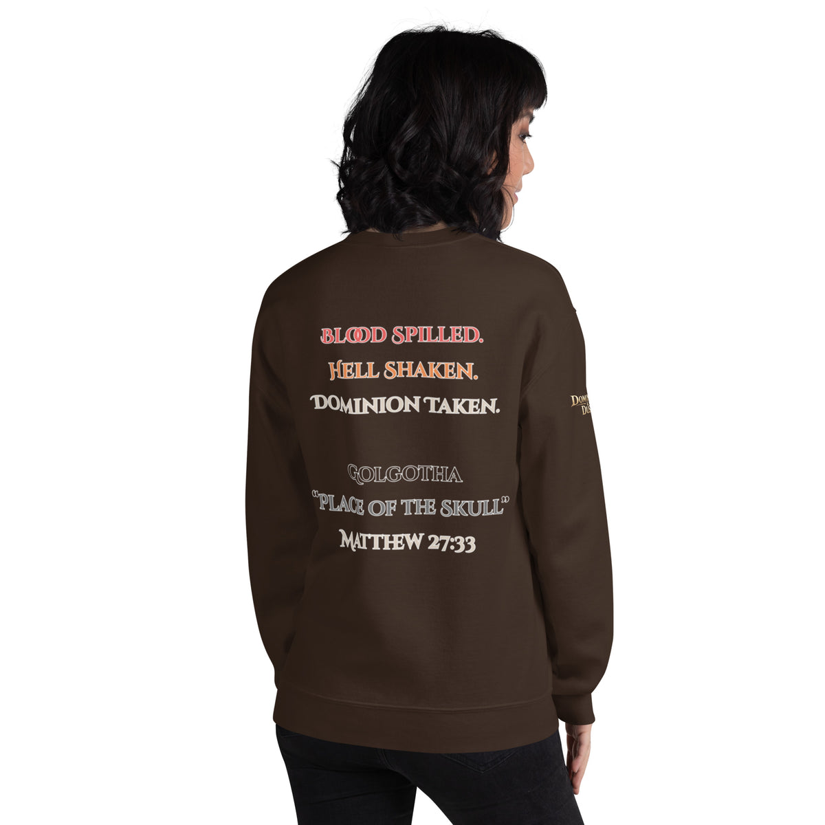 Place of the Skull Sweatshirt - Dark Chocolate - Back View