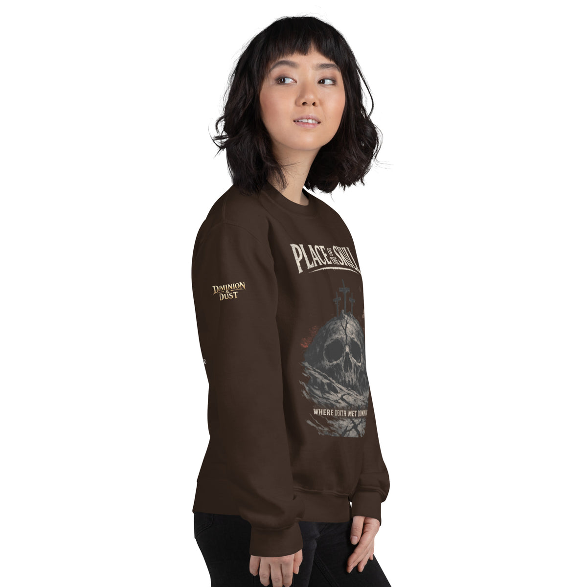 Place of the Skull Sweatshirt - Dark Chocolate - Right Front View
