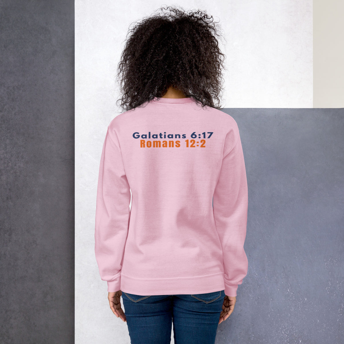 Marked & Chosen Sweatshirt - Light Pink - Back View
