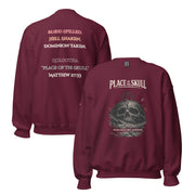 Place of the Skull Sweatshirt - Maroon - Front and Back View