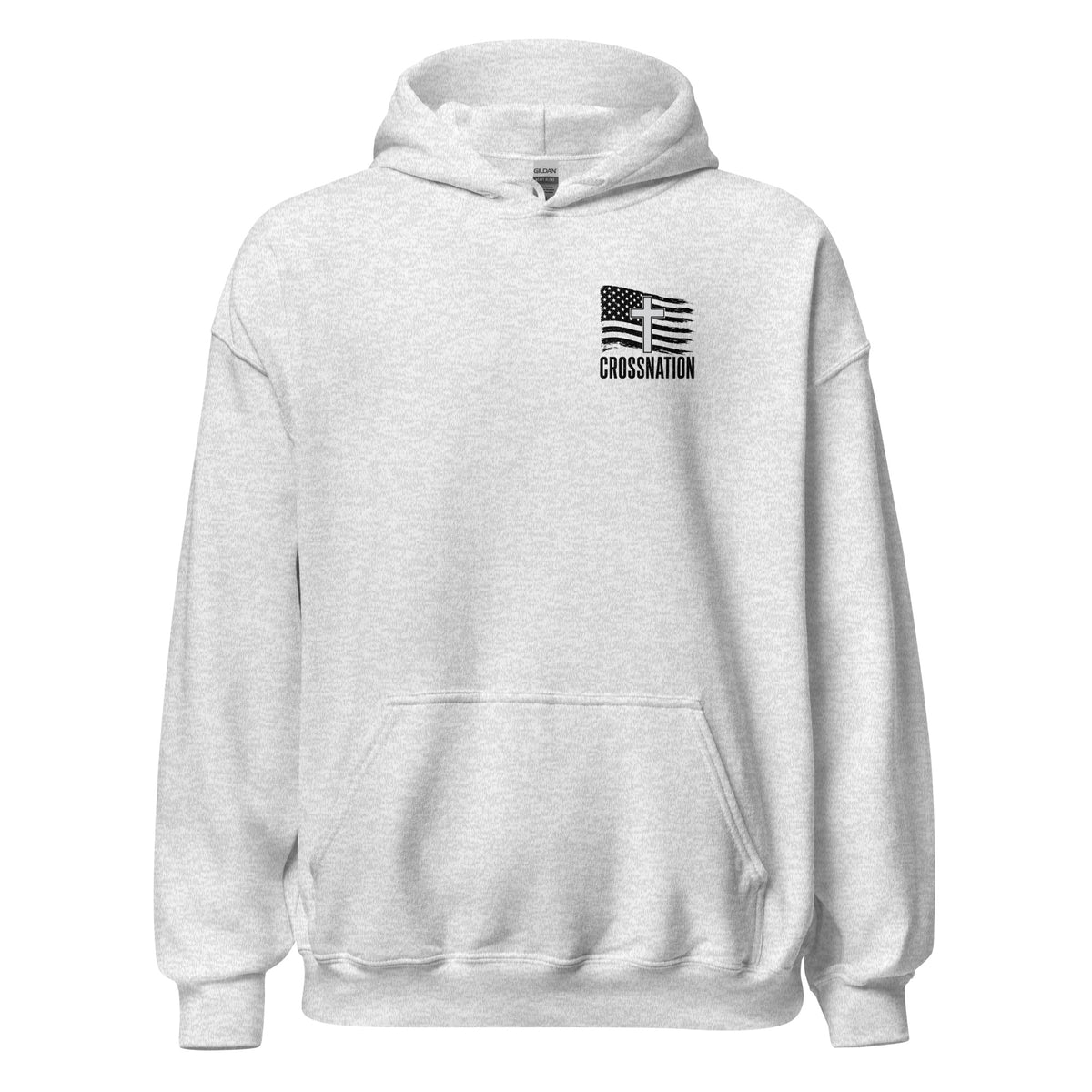 Heroes in Christ Healthcare Hoodie - Ash - Front View