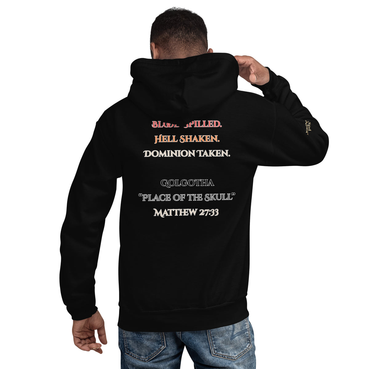 Place of the Skull Hoodie - Black - Back View