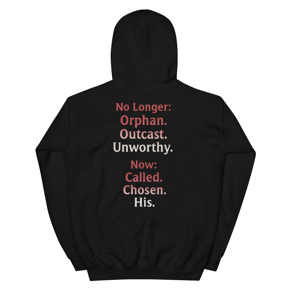 Renamed Hoodie - Black - Back View