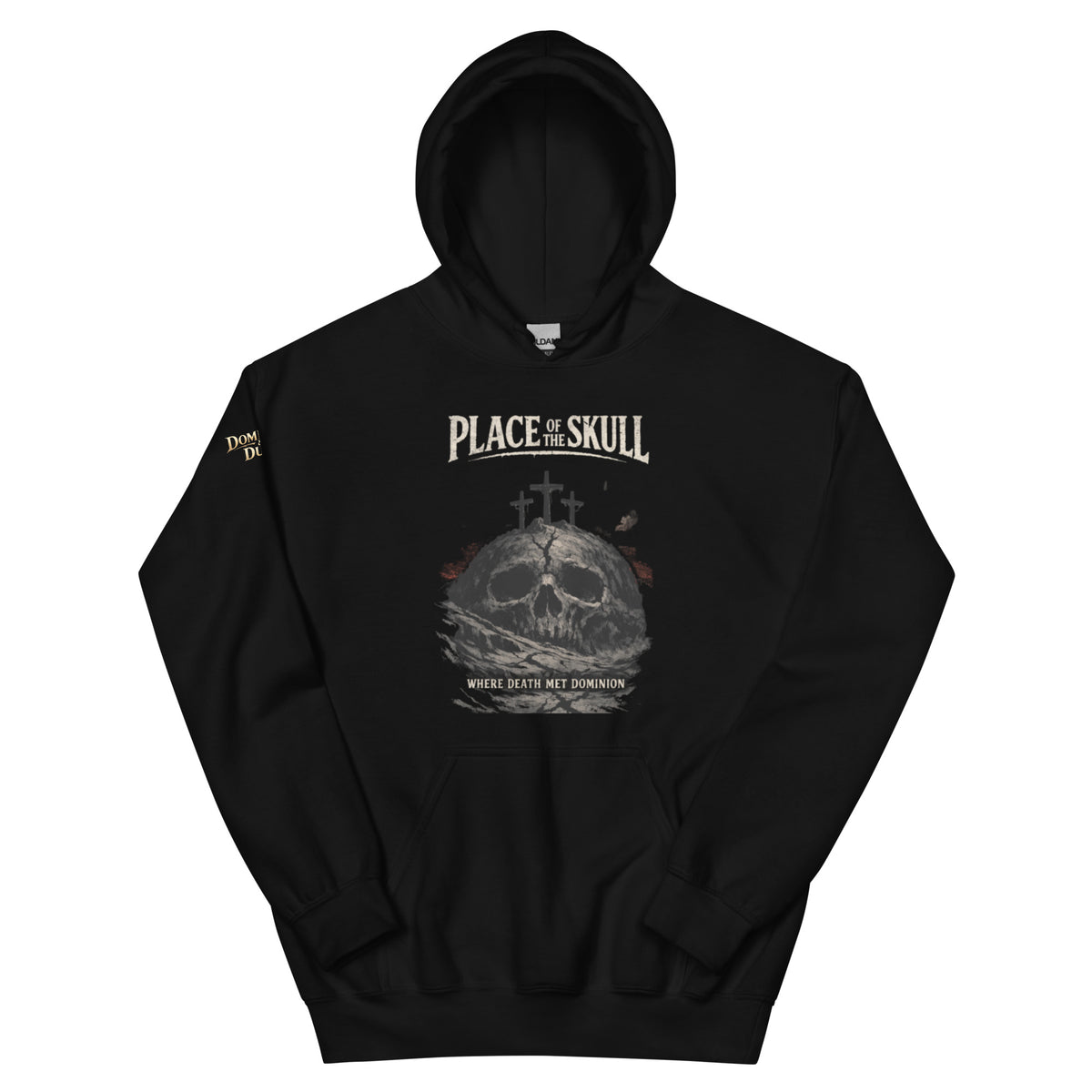 Place of the Skull Hoodie - Black - Front View