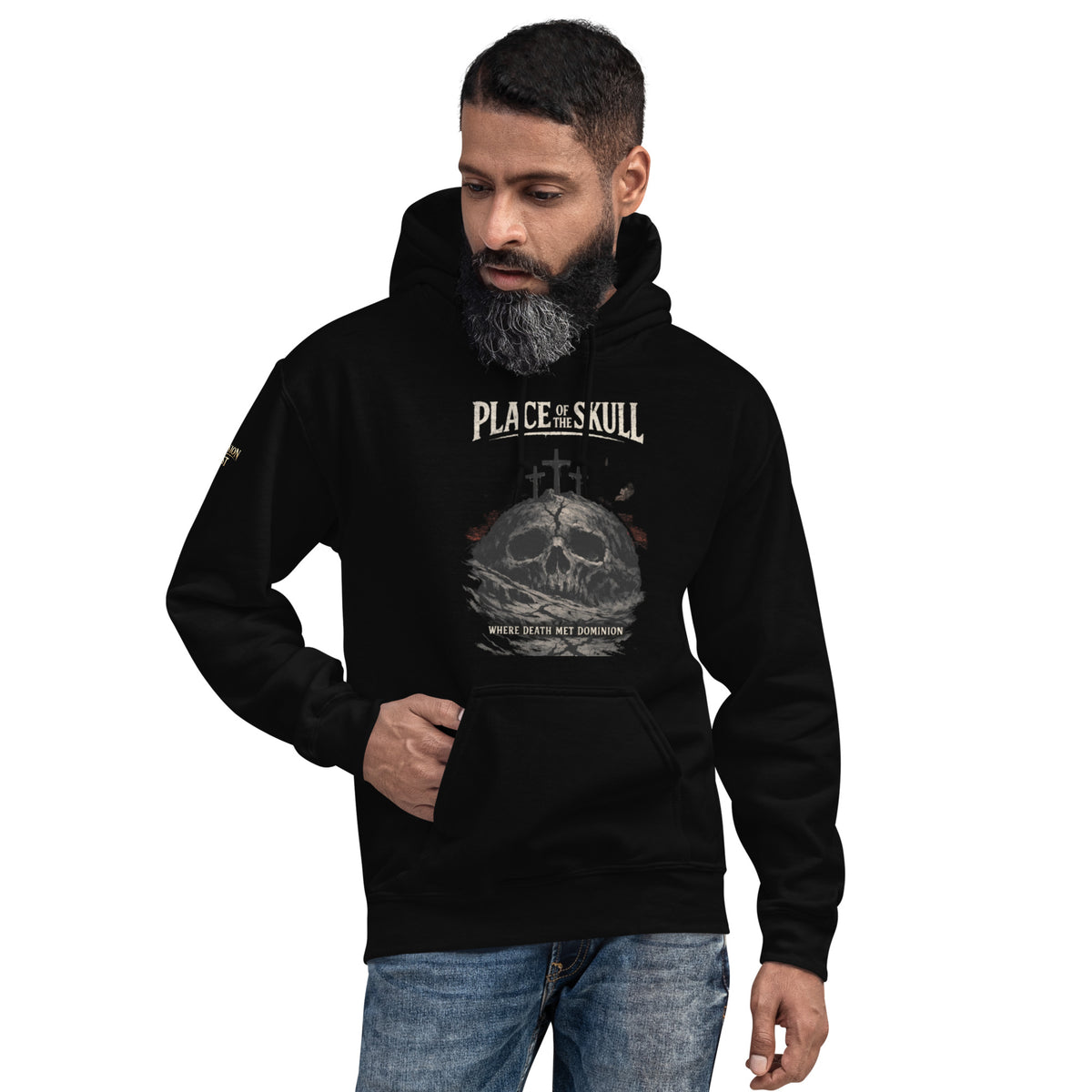 Place of the Skull Hoodie - Black - Front View 2