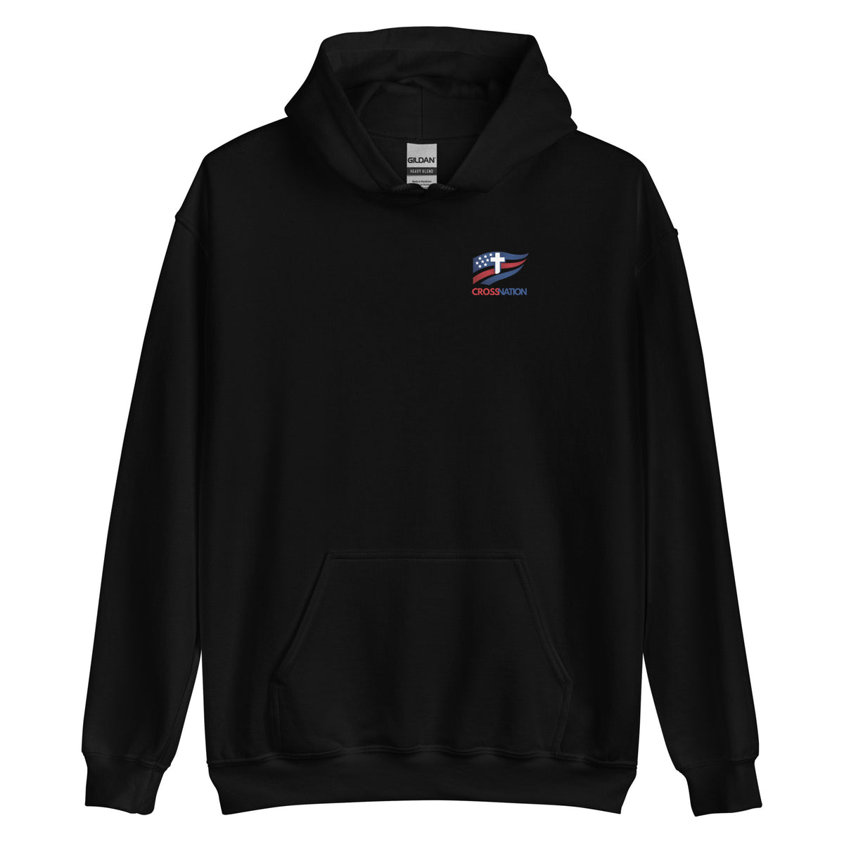 Victory in Christ Hoodie - Black - Front View