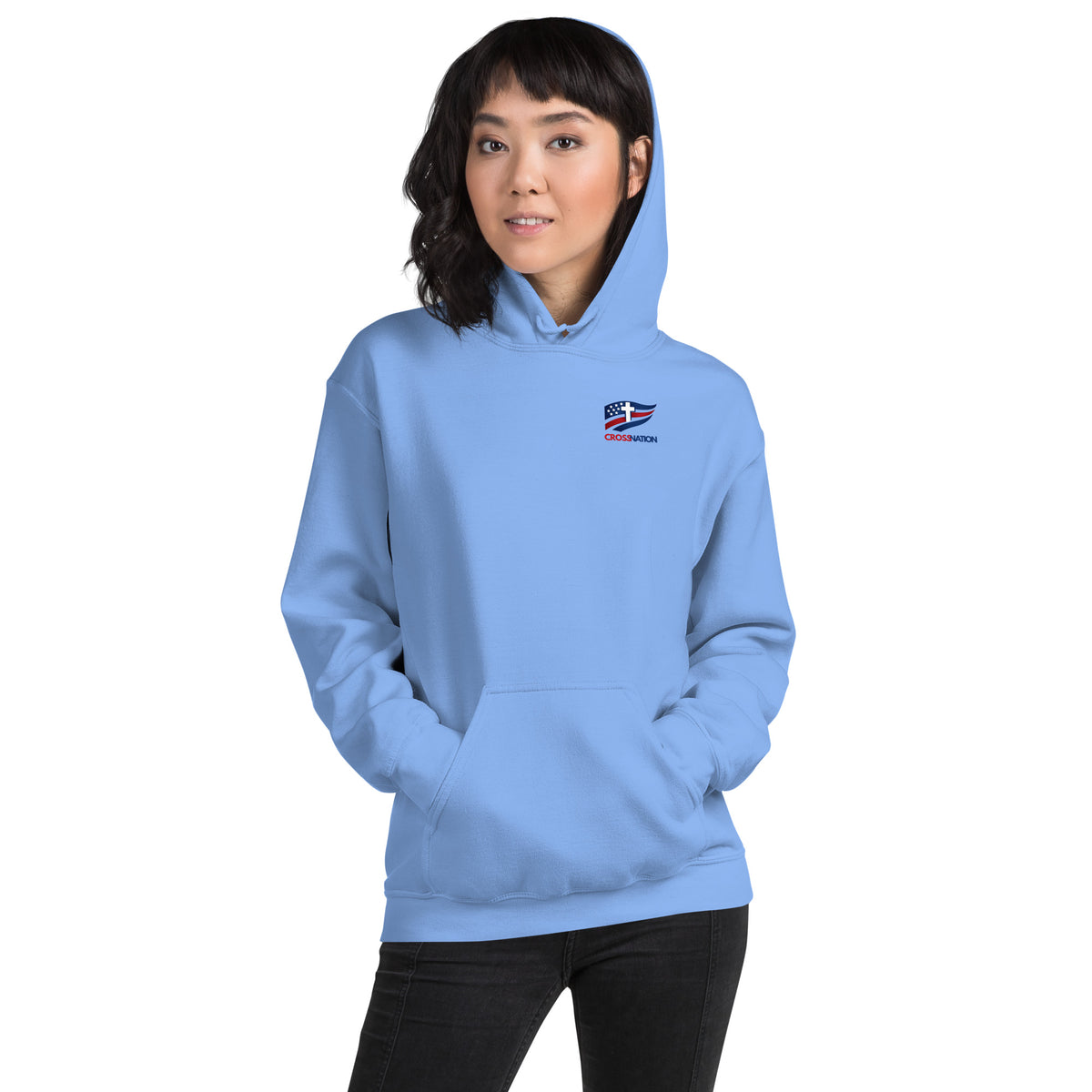 America 250th Hoodie - Carolina Blue - Front View