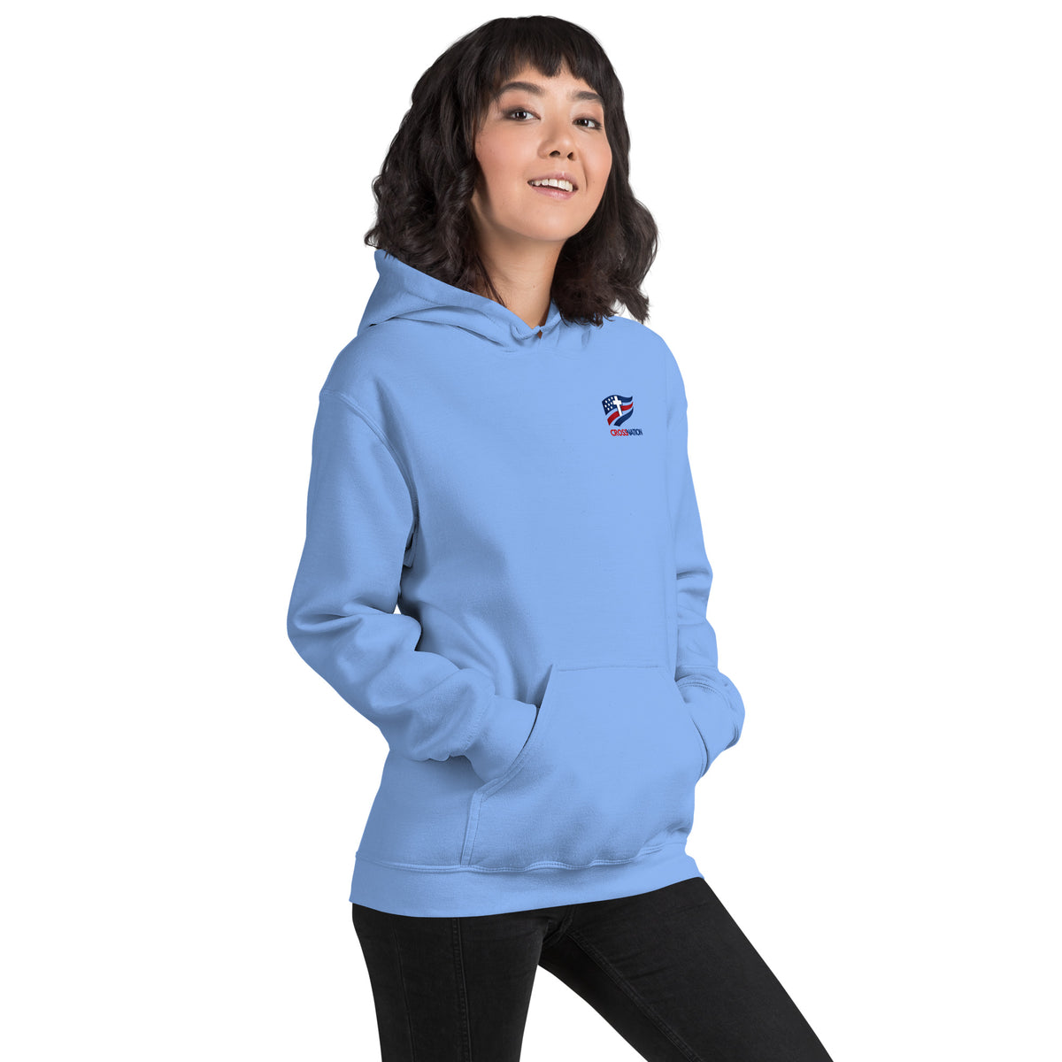 America 250th Hoodie - Carolina Blue - Right Front View