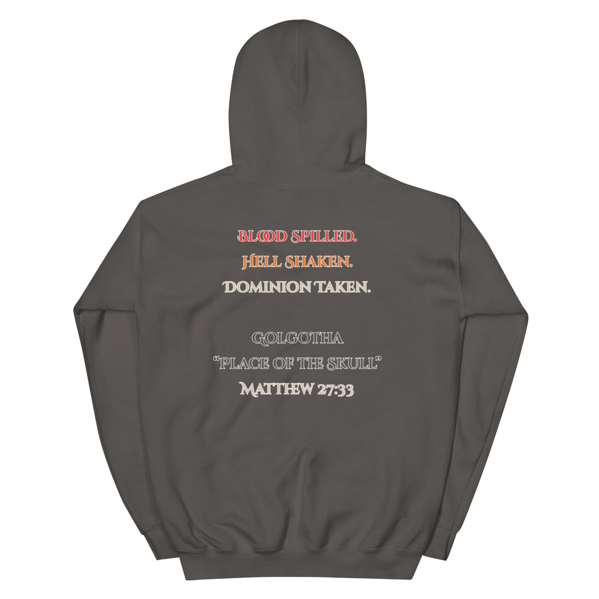 Place of the Skull Hoodie - Charcoal - Back View 2