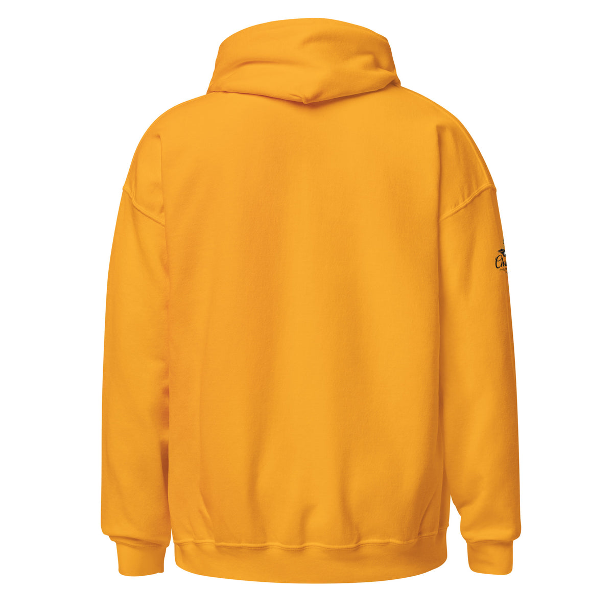 Men's Iron Sharpens Iron Hoodie - Gold - Back View 2