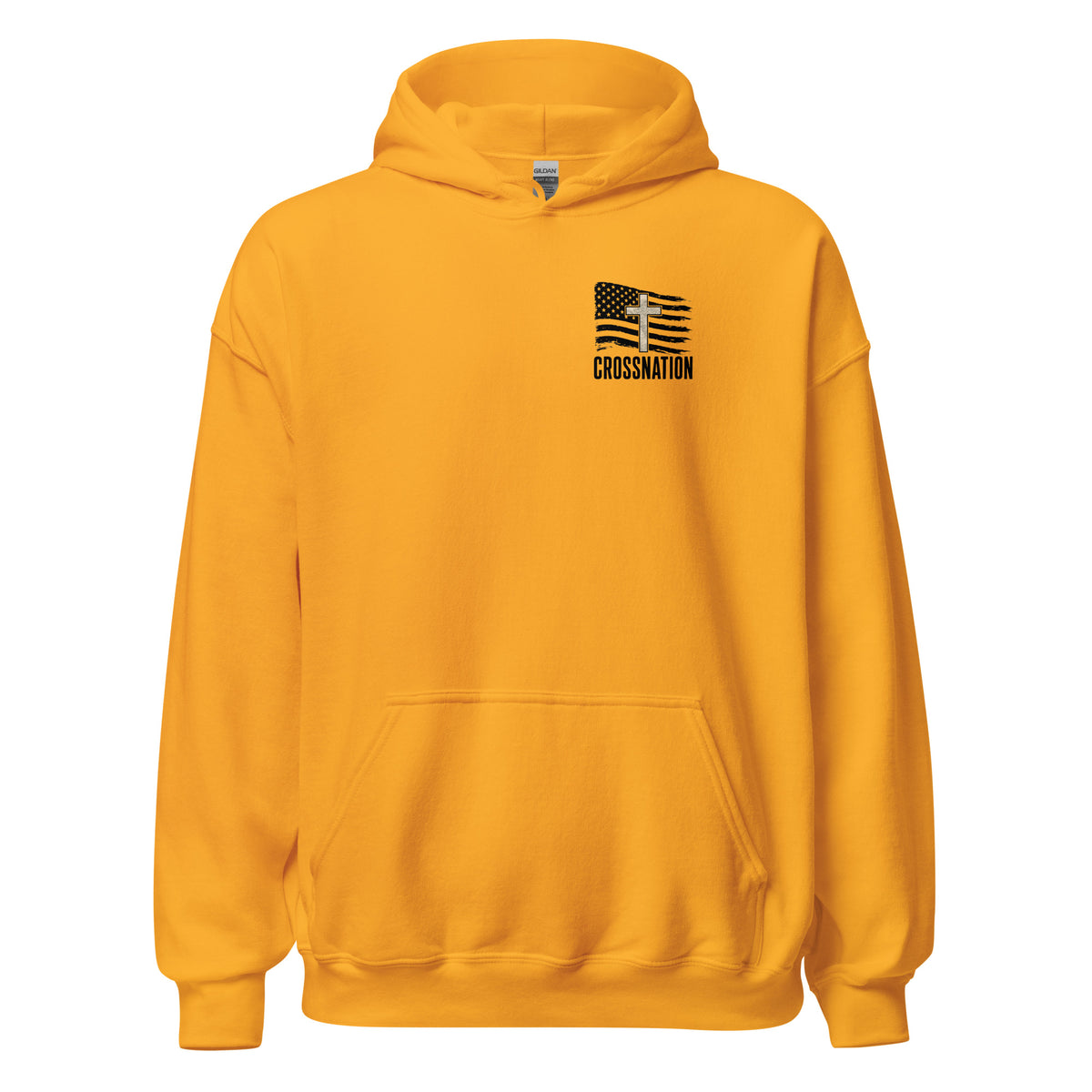 Heroes in Christ Marines Desert Camo Hoodie - Gold - Front View 2