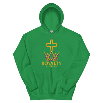 Royalty Hoodie - Irish Green - Front View