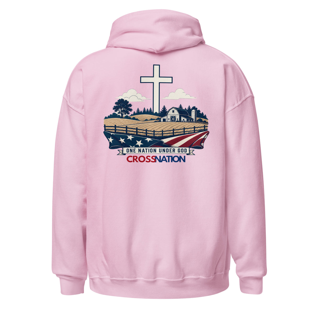 Heartland Hoodie - Light Pink - Back View