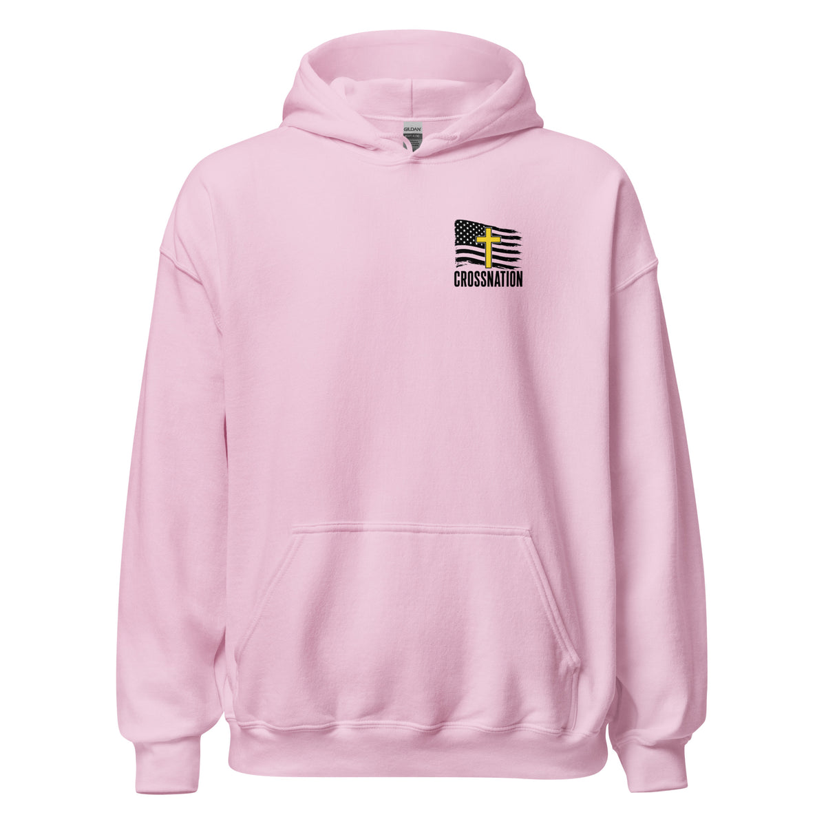 Heroes in Christ Dispatch Hoodie - Light Pink - Front View