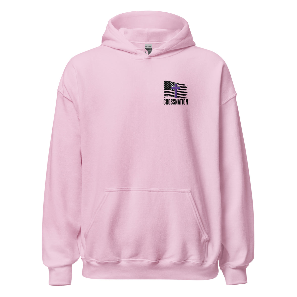 Heroes in Christ Security Hoodie - Light Pink - Front View