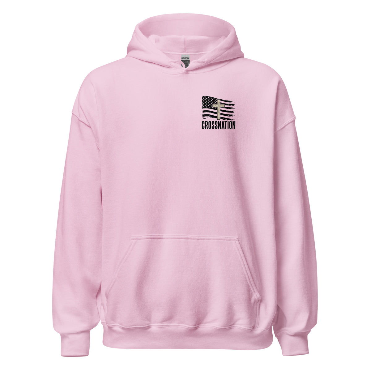 Heroes in Christ Marines Desert Camo Hoodie - Light Pink - Front View