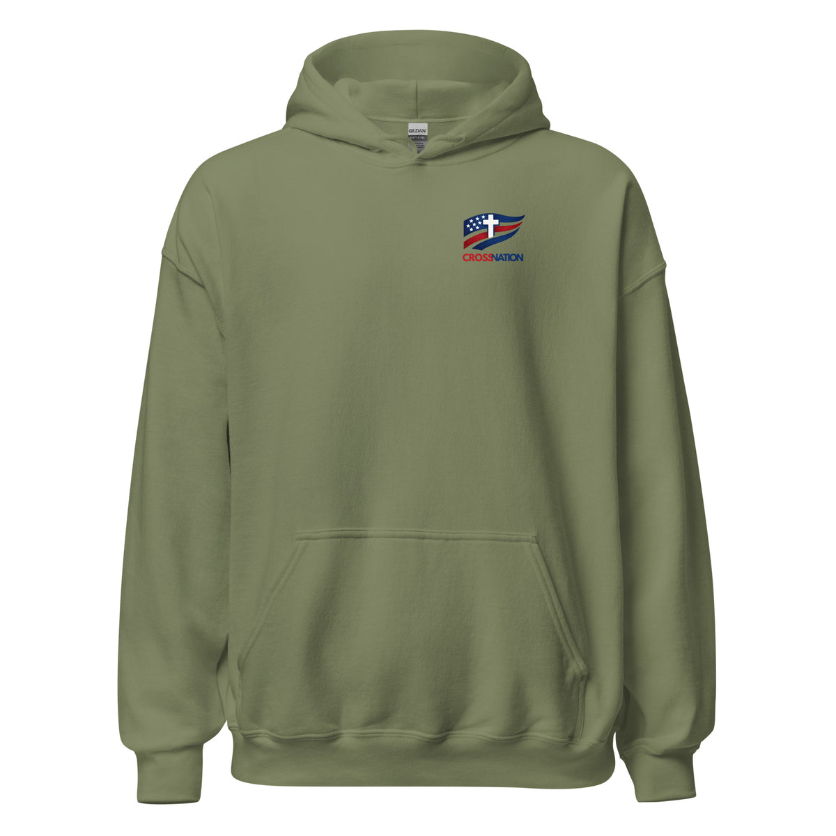 America 250th Hoodie - Military Green - Front View
