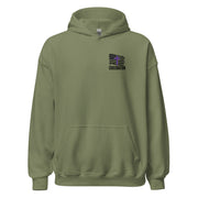Heroes in Christ Security Hoodie - Military Green - Front View
