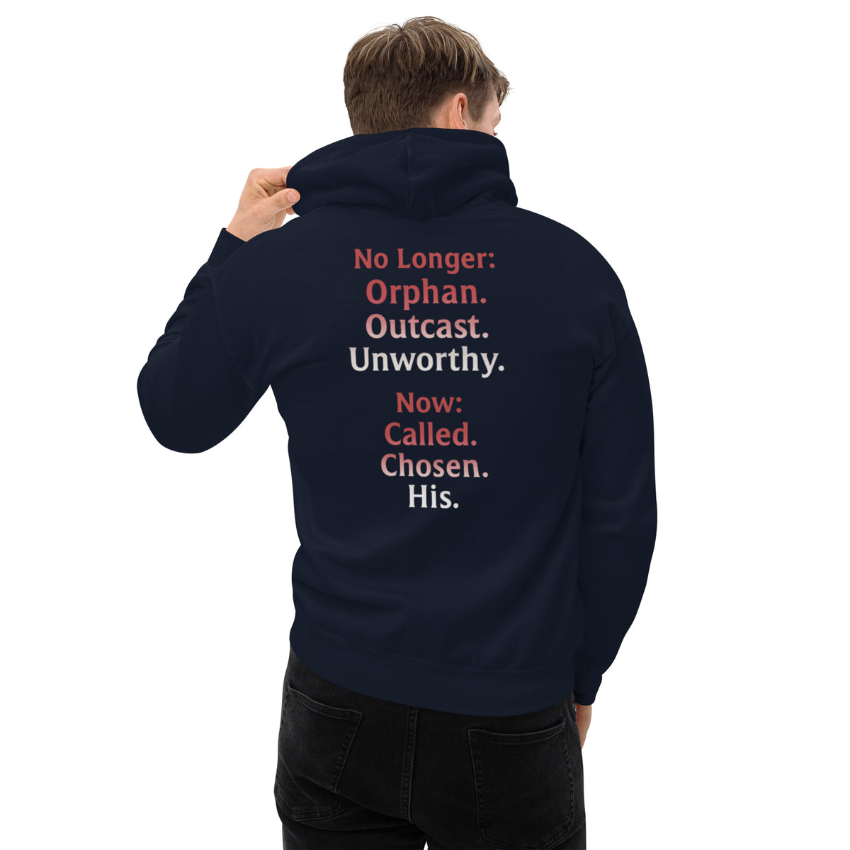 Renamed Hoodie - Navy - Back View
