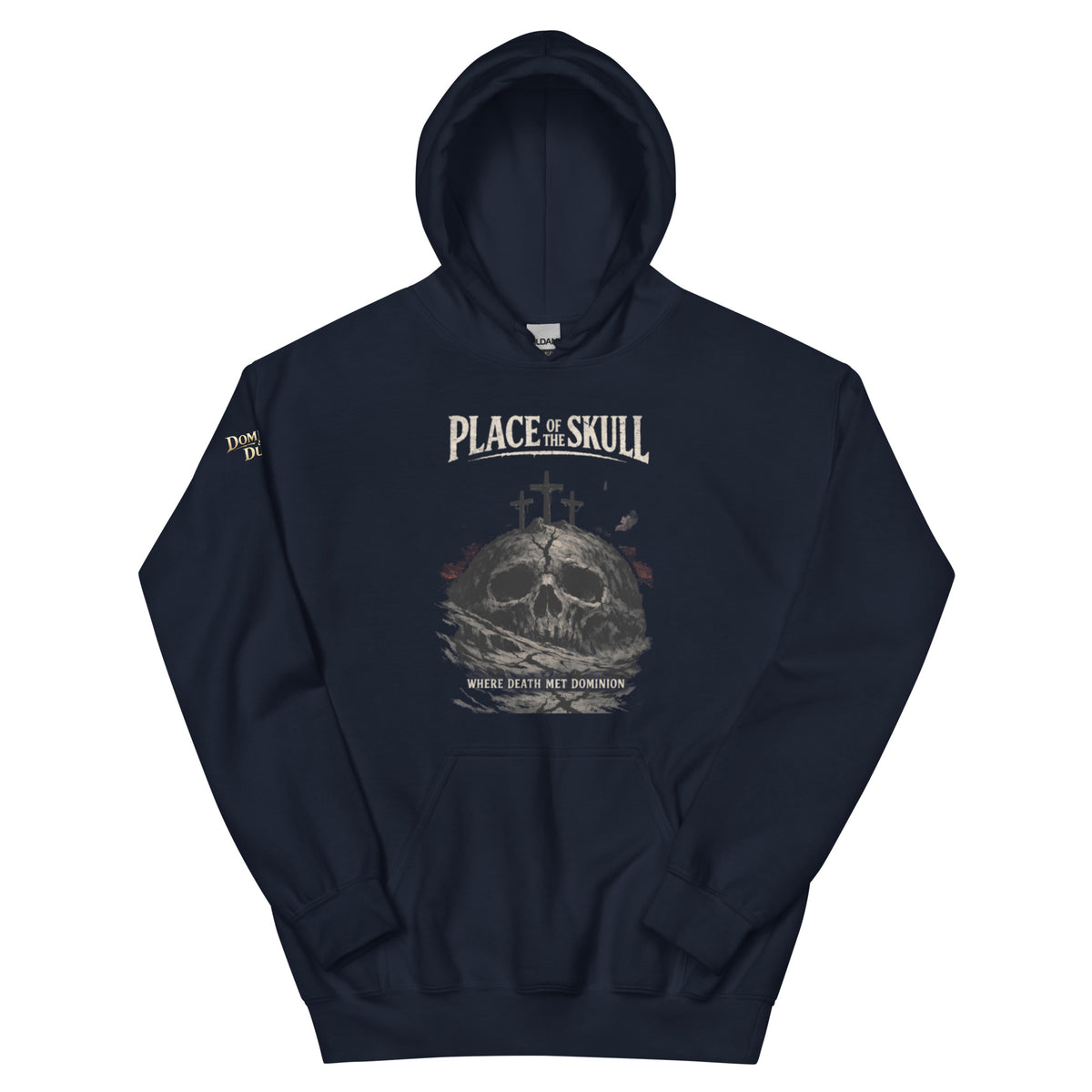 Place of the Skull Hoodie - Navy - Front View