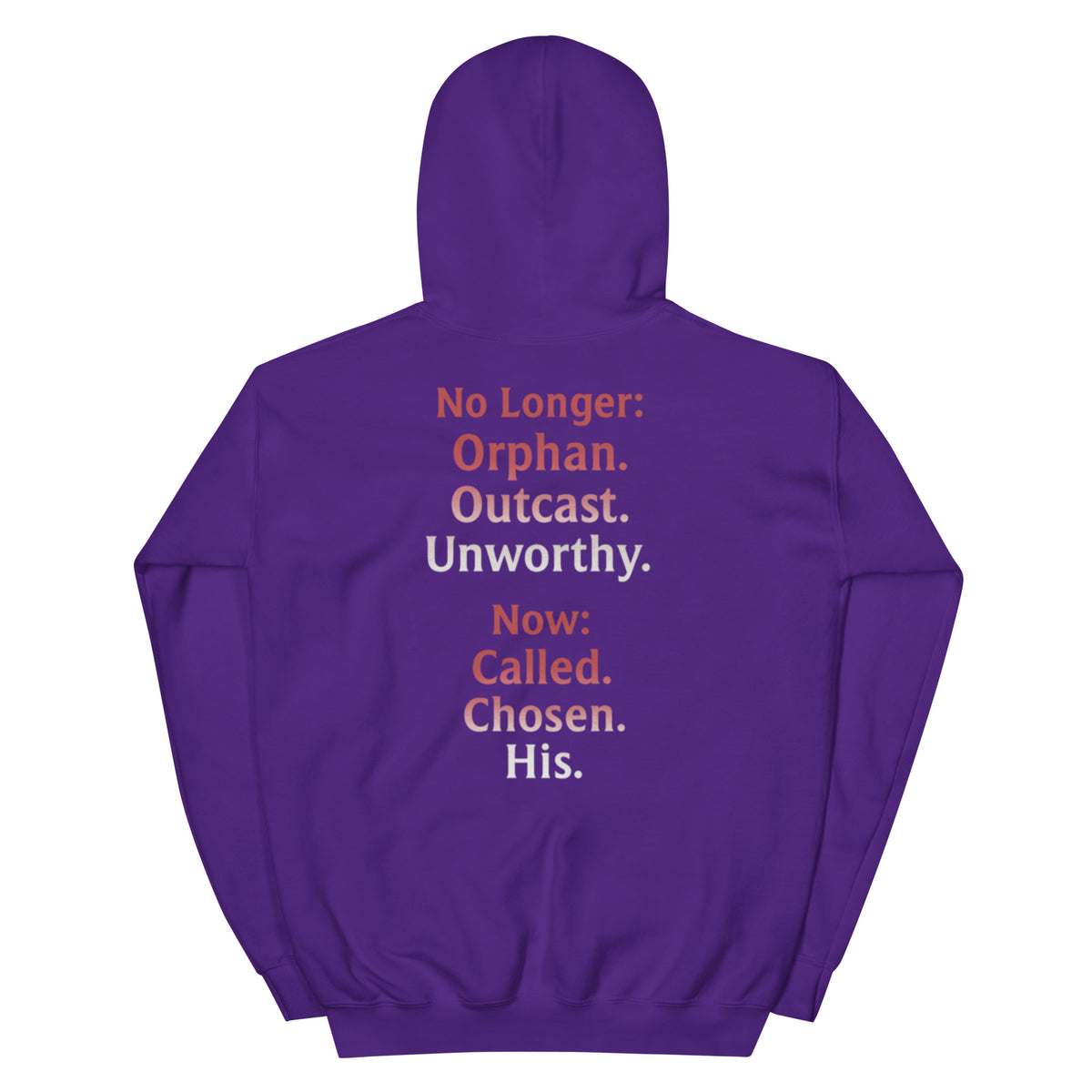 Renamed Hoodie - Purple - Back View 2