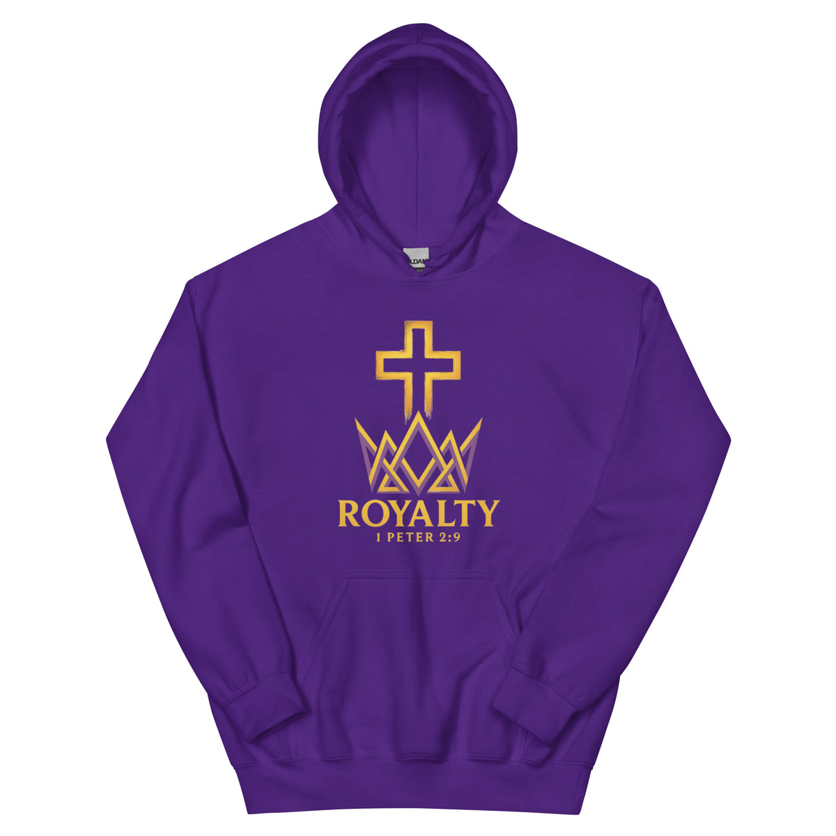 Royalty Hoodie - Purple - Front View