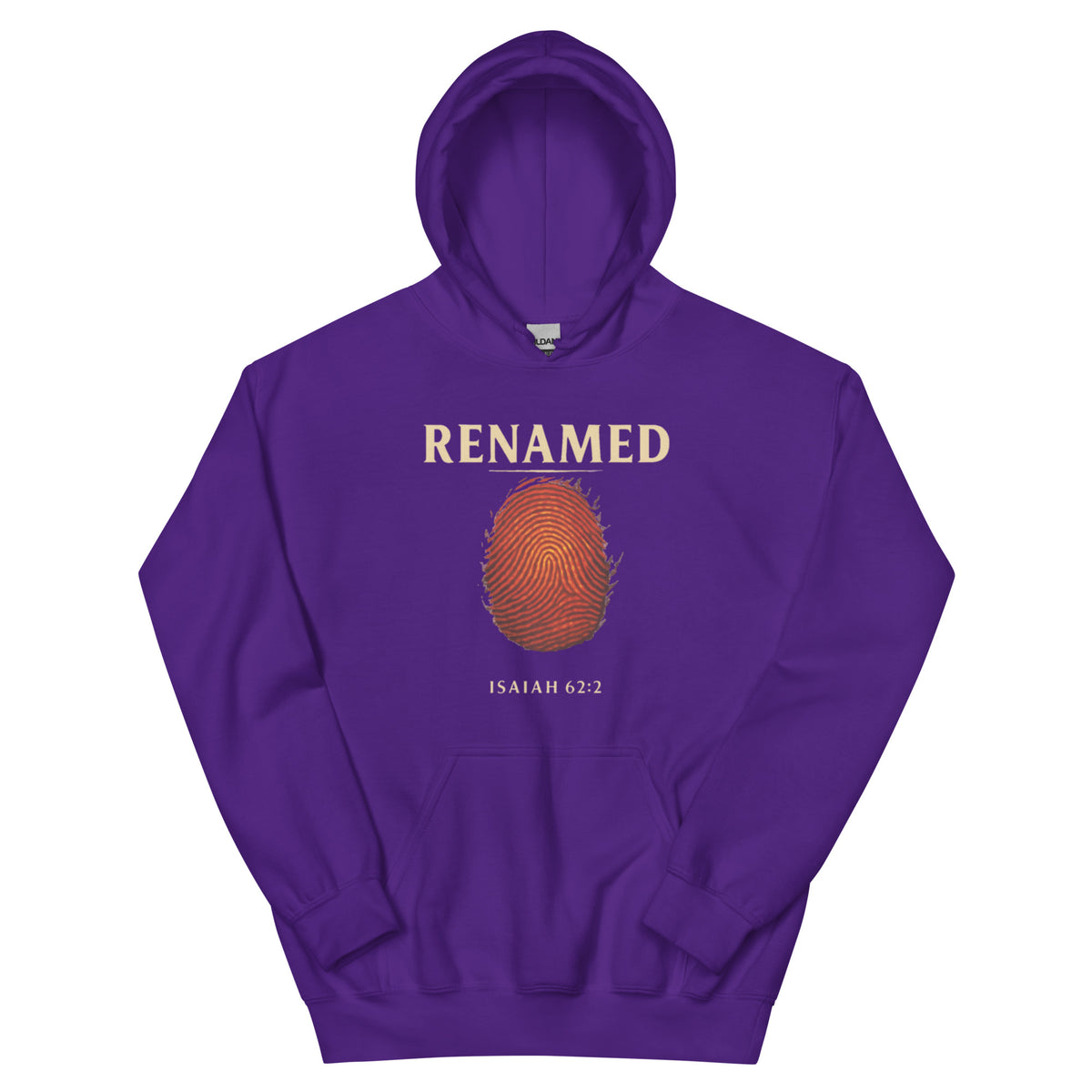 Renamed Hoodie - Purple - Front View 2