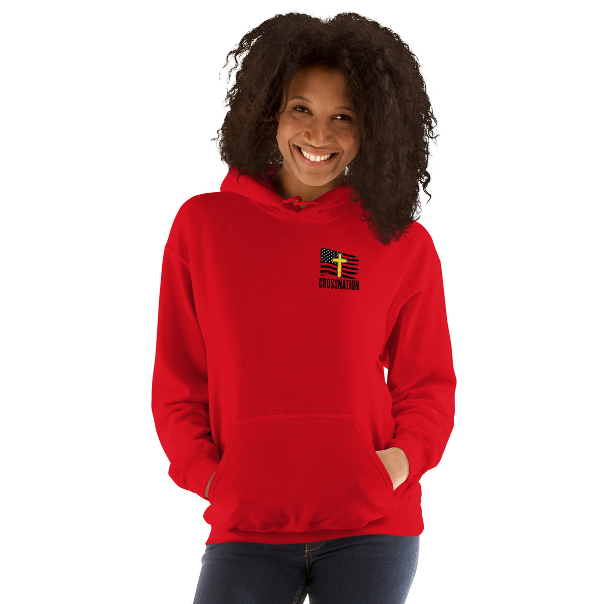 Heroes in Christ Dispatch Hoodie - Red - Front View