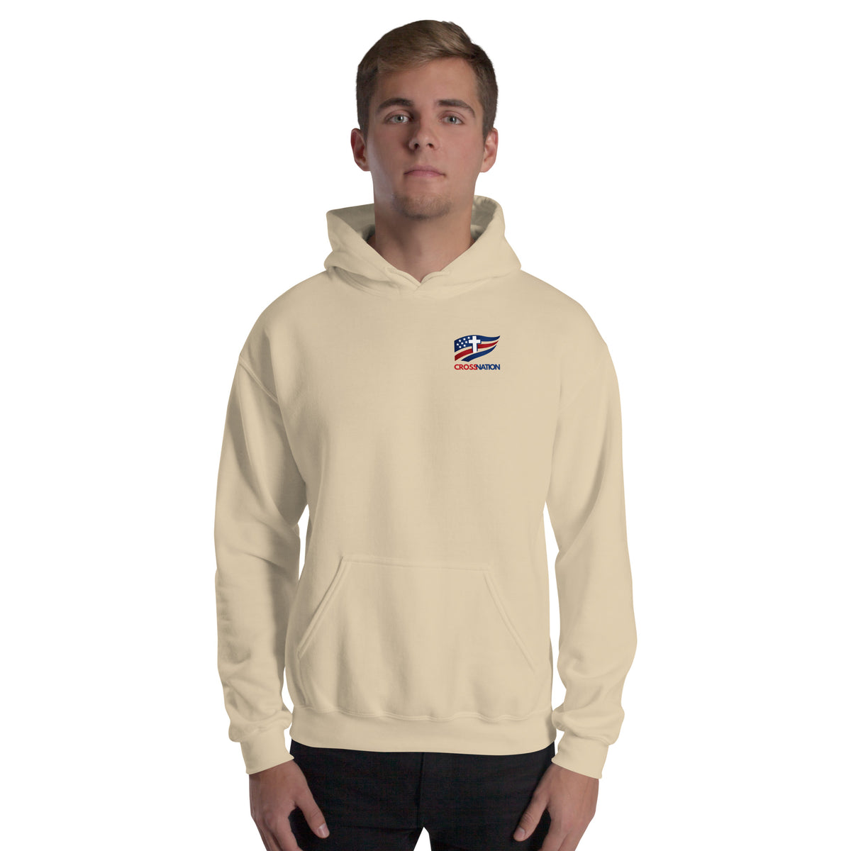 America 250th Hoodie - Sand - Front View 2
