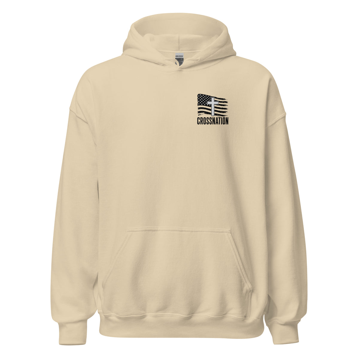 Heroes in Christ Healthcare Hoodie - Sand - Front View
