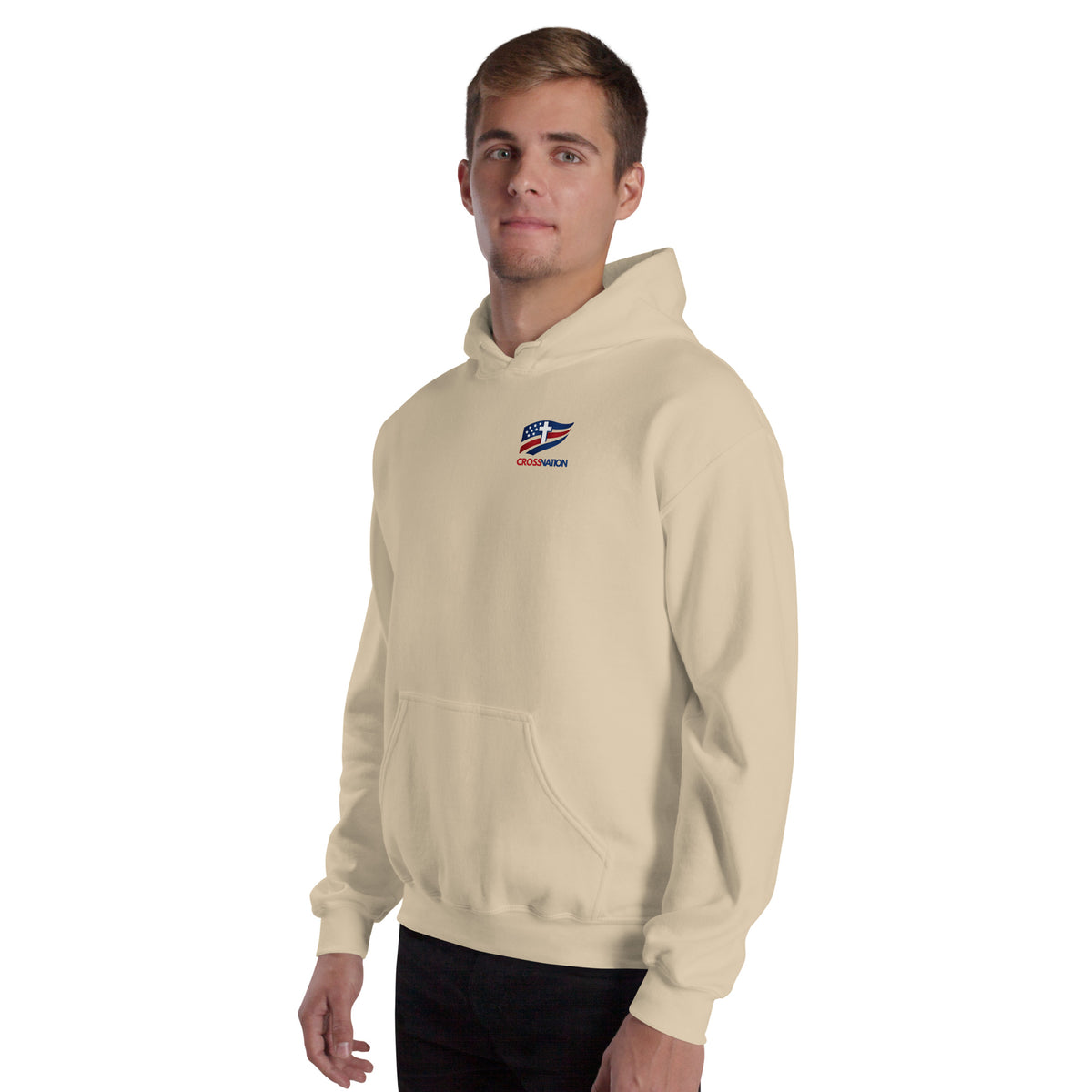 America 250th Hoodie - Sand - Left Front View