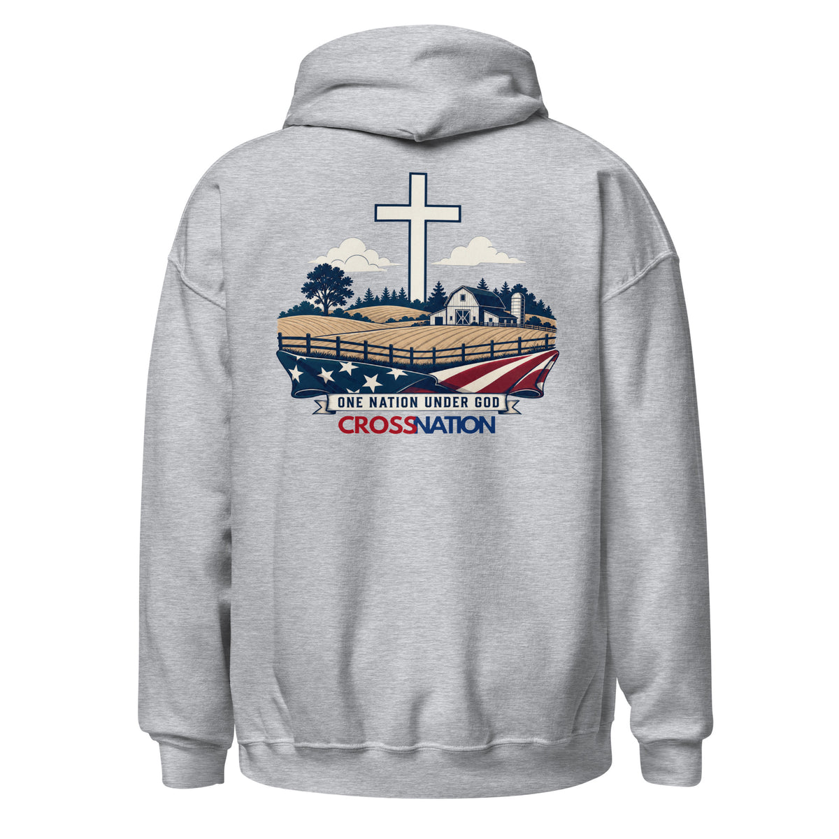Heartland Hoodie - Sport Grey - Back View
