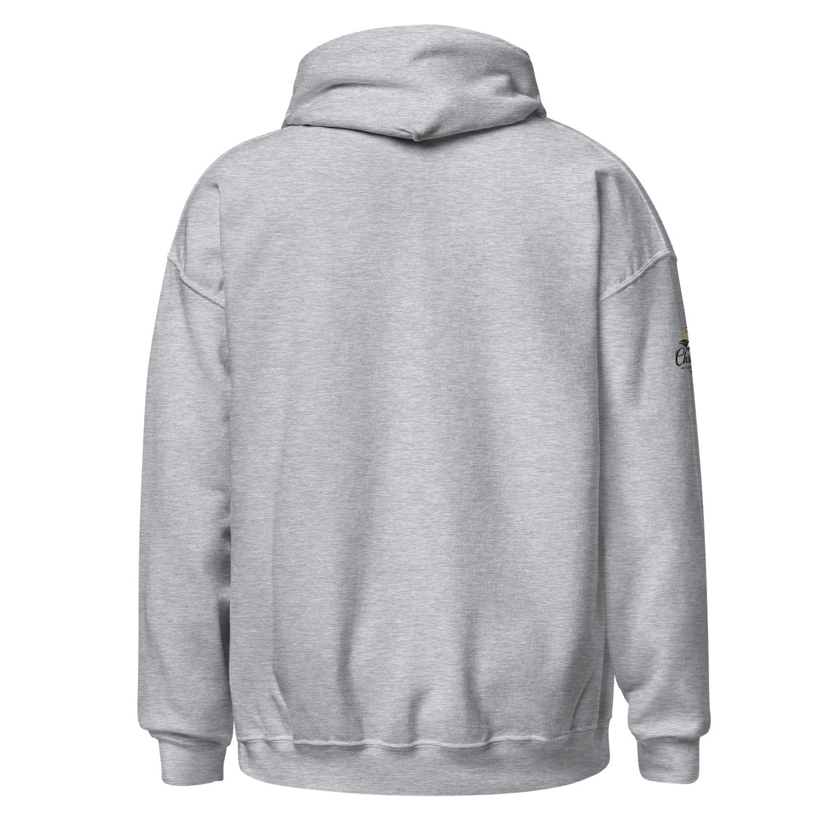 Men's Iron Sharpens Iron Hoodie - Sport Grey - Back View 2
